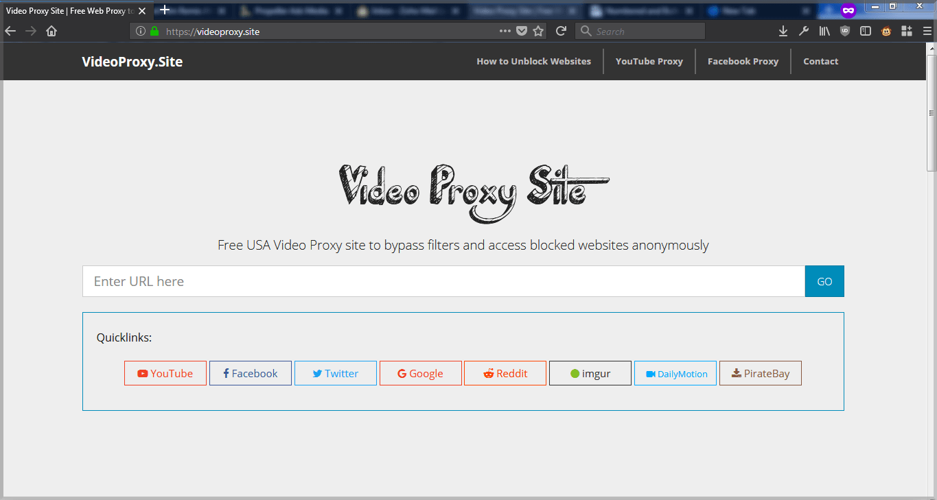 Video Proxy Site